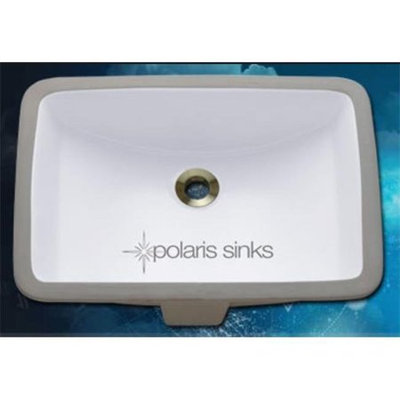 POLARIS SINKS Polaris Sink P3191UB White Standard Rectangular Porcelain Sink  P3191UB